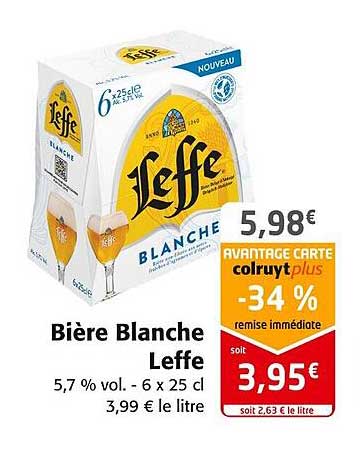 Bière Blanche Leffe