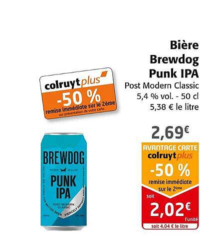 bière brewdog punk ipa