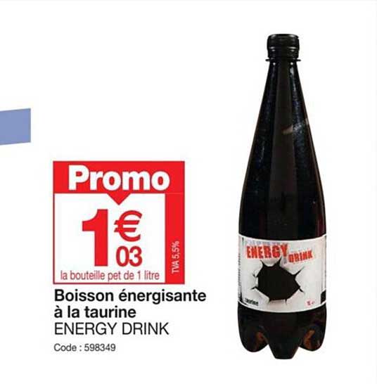 Boisson énergisante à La Taurine Energy Drink
