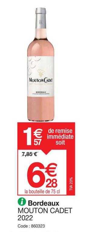 bordeaux mouton cadet 2022
