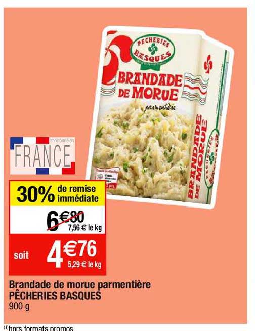 brandade de morue parmentière pêcheries basques