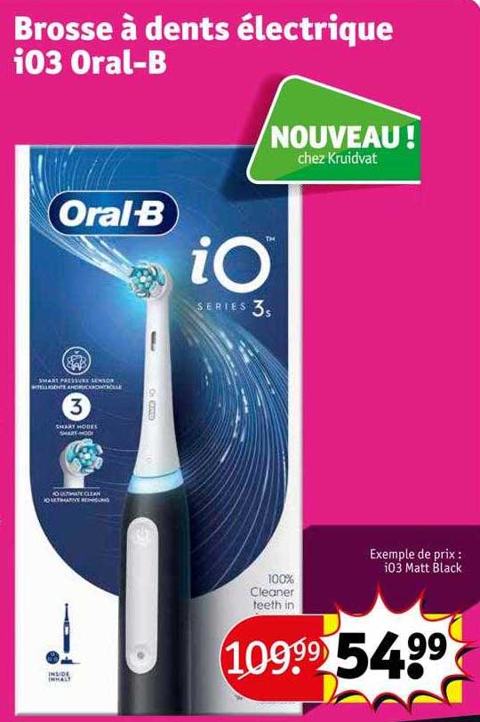 brosse à dents électrique io3 oral-b