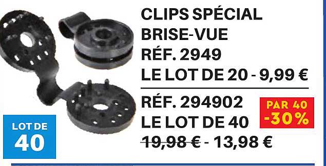 clips spécial brise-vue