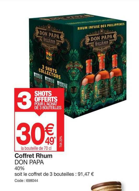 coffret rhum don papa