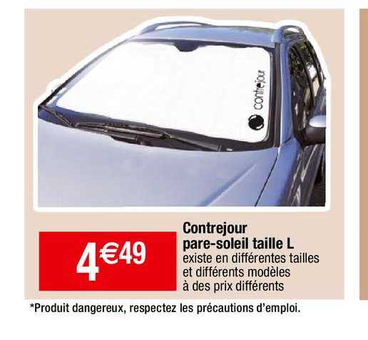 contrejour pare-soleil taille l
