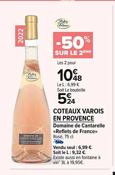 coteaux varois en provence domaine de cantarelle «reflets de france»