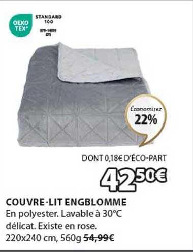 couvre-lit engblomme