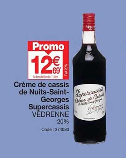 crème de cassis de nuits-saint-georges supercassis vedrenne