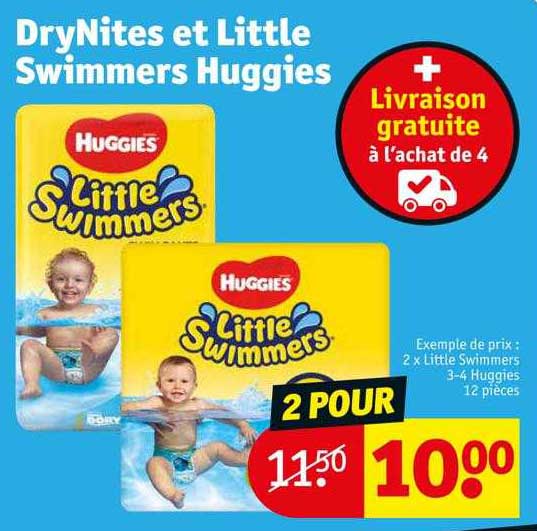 dry nites et little swimmers huggies