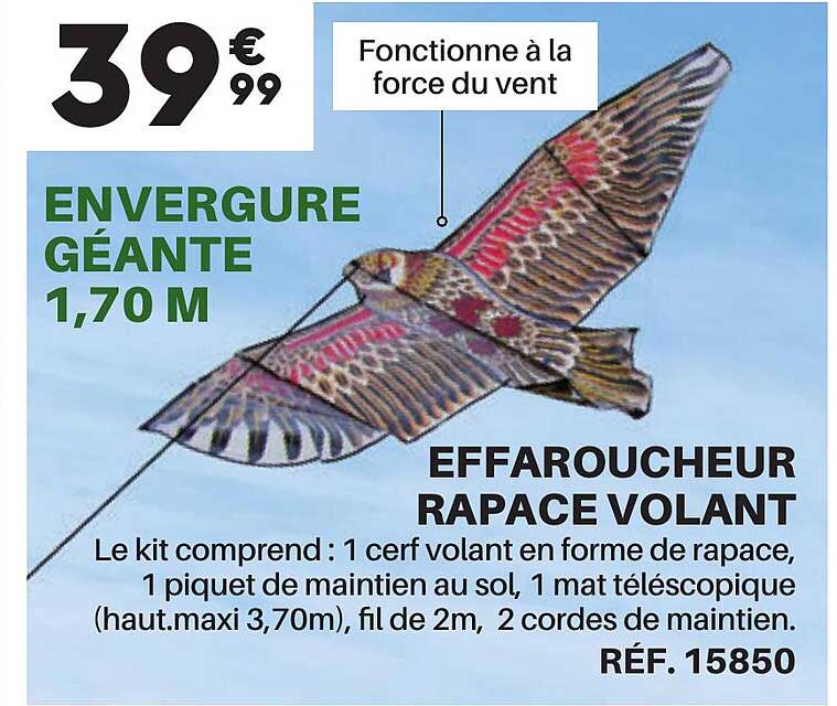 effaroucheur rapace volant