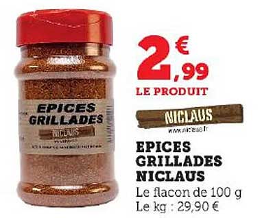 épices grillades niclaus