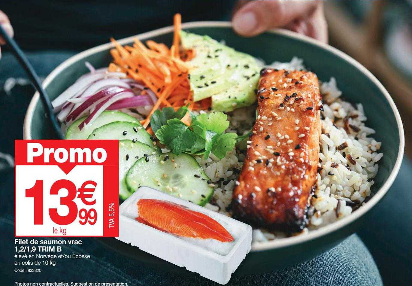 filet de saumon vrac 1.2-1.9 trim b