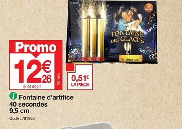 Fontaine D'artifice 40 Secondes