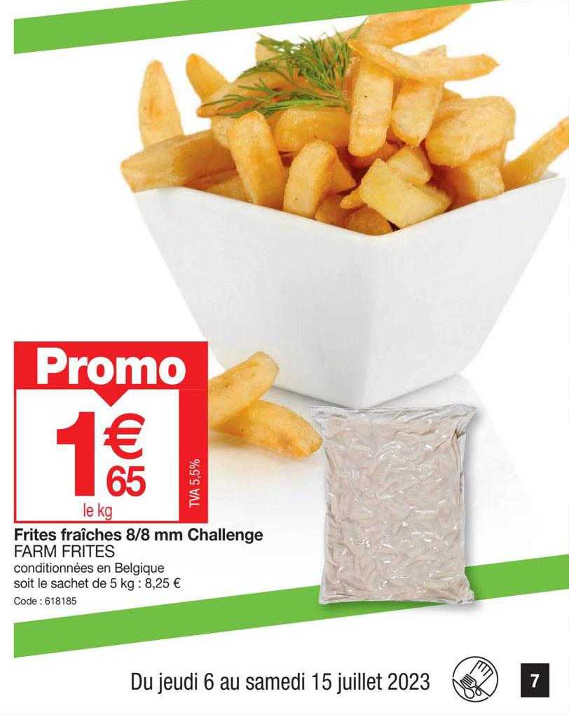 Frites Fraîches 8-8 Mm Challenge Farm Frites