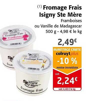 fromage frais isigny ste mère