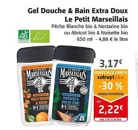 Gel Douche & Bain Extra Doux Le Petit Marseillais