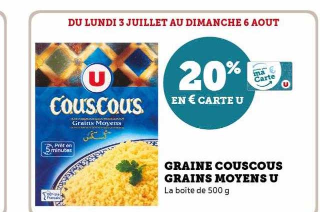 graine couscous grains moyens u
