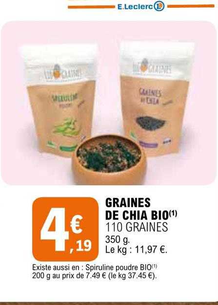 Graines De Chia Bio 110 Graines