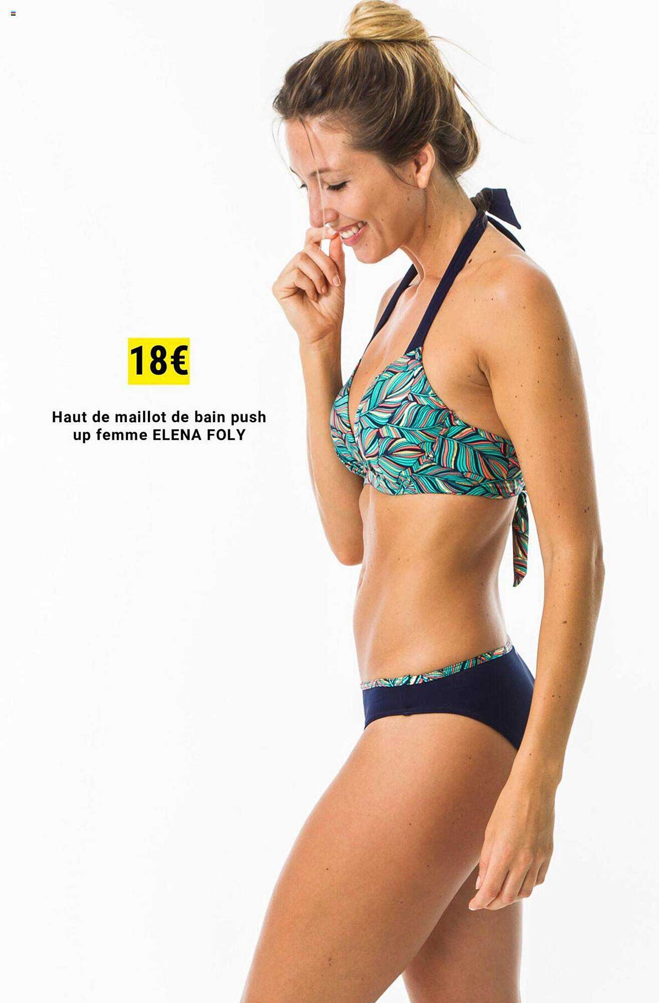 haut de maillot de bain push up femme elena foly