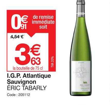 i.g.p. atlantique sauvignon éric tabarly