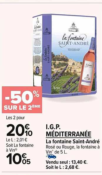 i.g.p. méditerranée la fontaine saint-andré