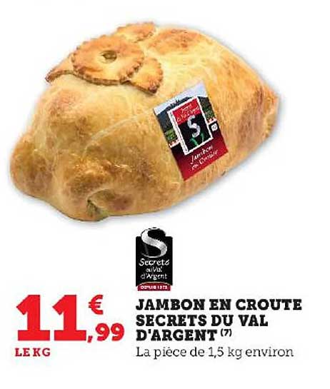 jambon en croûte secrets du val d'argent