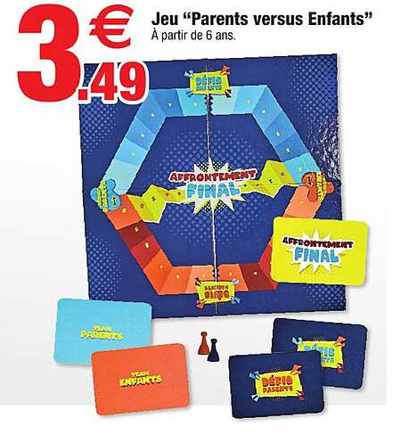 jeu "parents versus enfants"