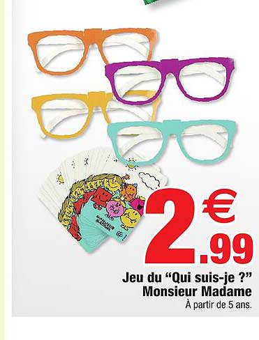 jeu du "qui suis-je?" monsieur madame