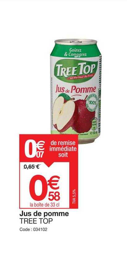 jus de pomme tree top