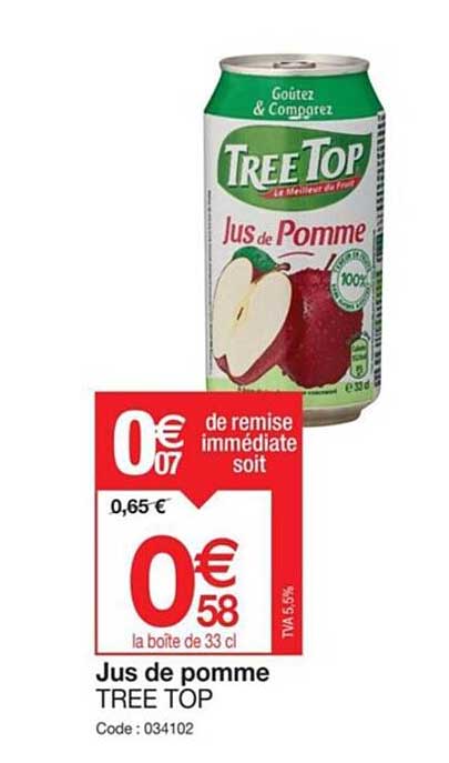 jus de pomme tree top