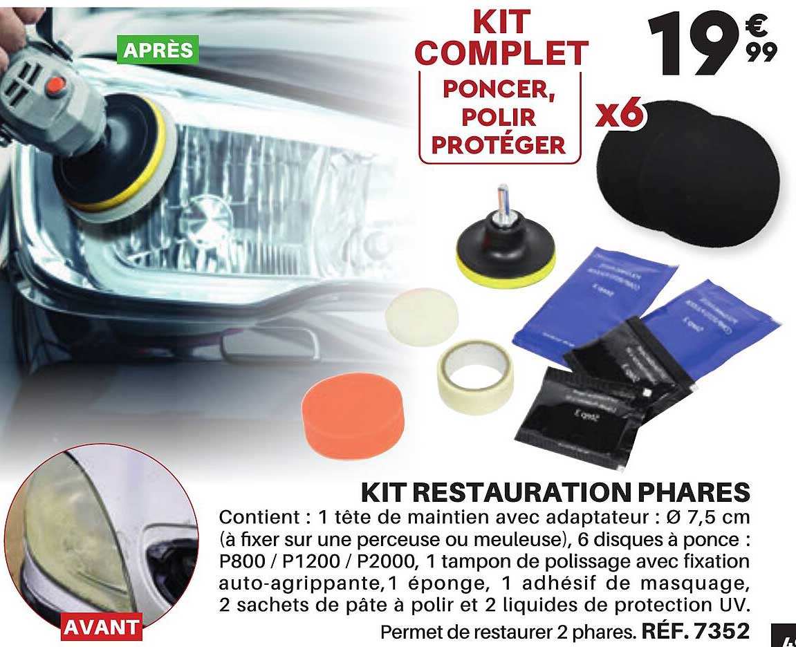 kit restauration phares