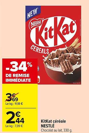 KitKat Céréale Nestlé