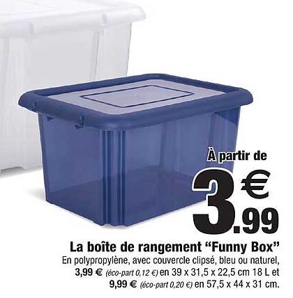 la boîte de rangement "funny box"