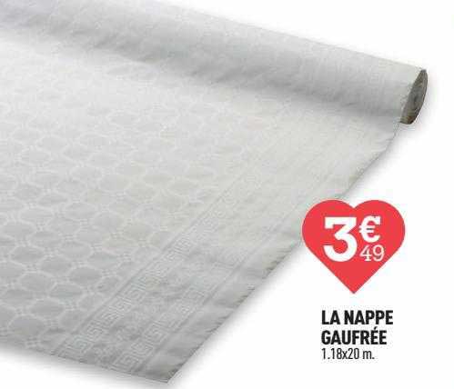 la nappe gaufrée