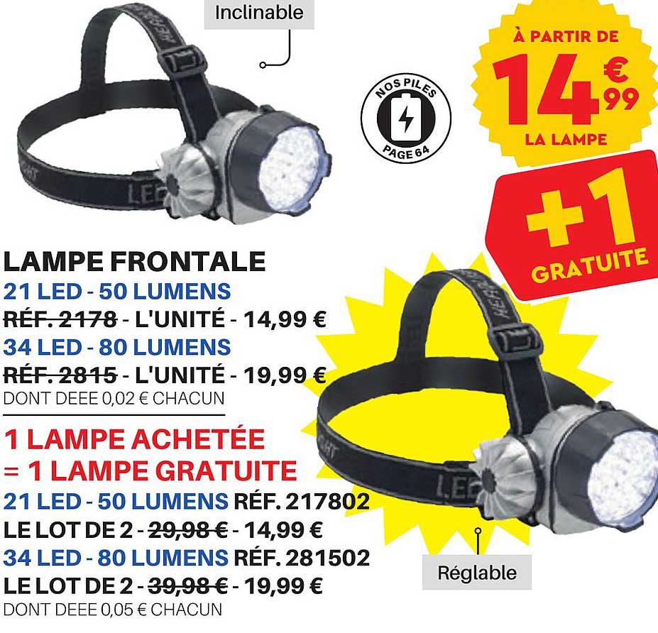 lampe frontale