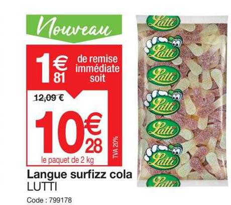 Langue Surfizz Cola Lutti
