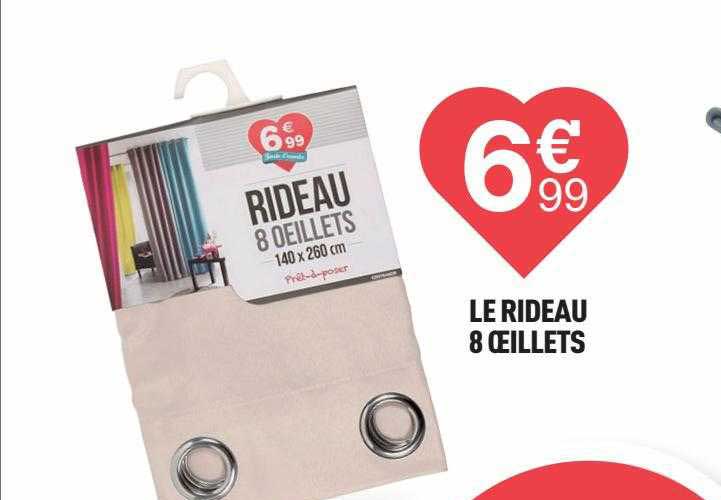 Le Rideau 8 œillets