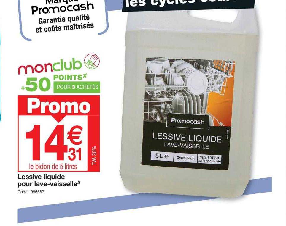 lessive liquide pour lave-vaisselle