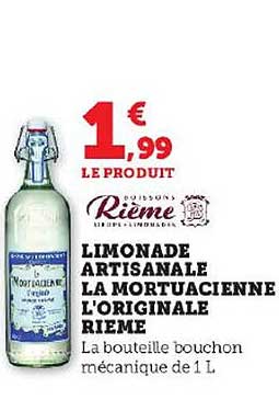 limonade artisanale la mortuacienne  l'originale rième