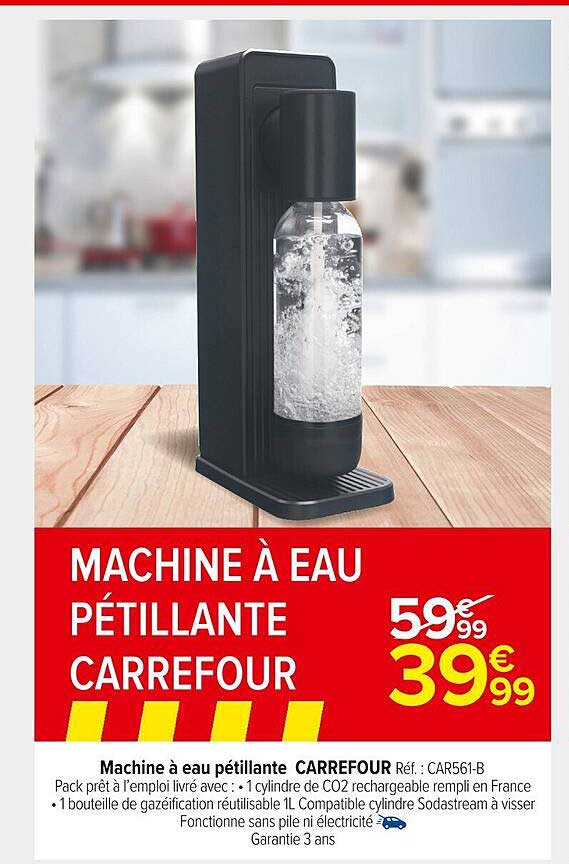 Machine à Eau Pétillante Carrefour