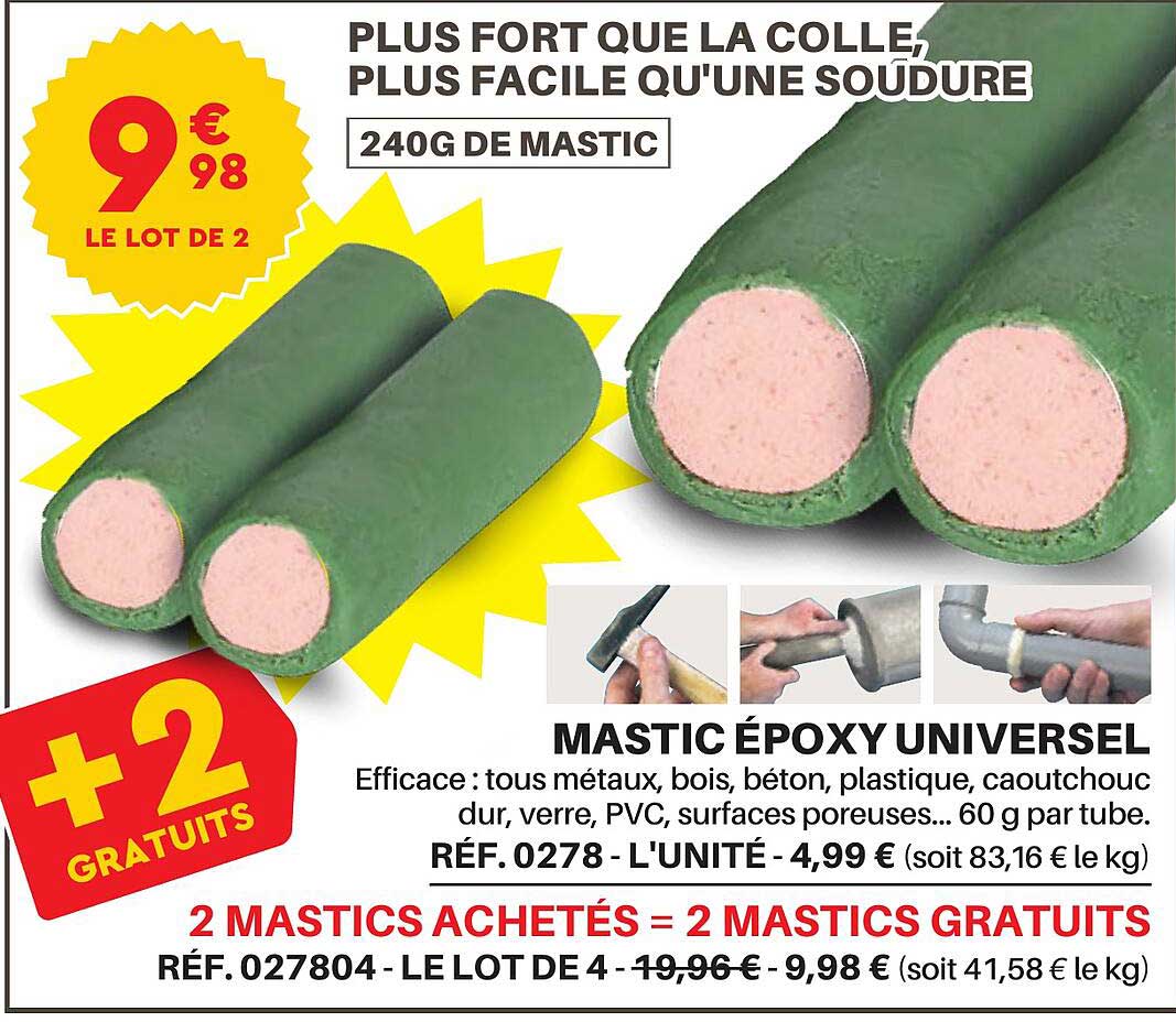mastic époxy universel