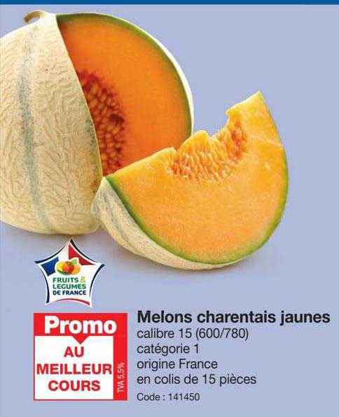 Melons Charentais Jaunes