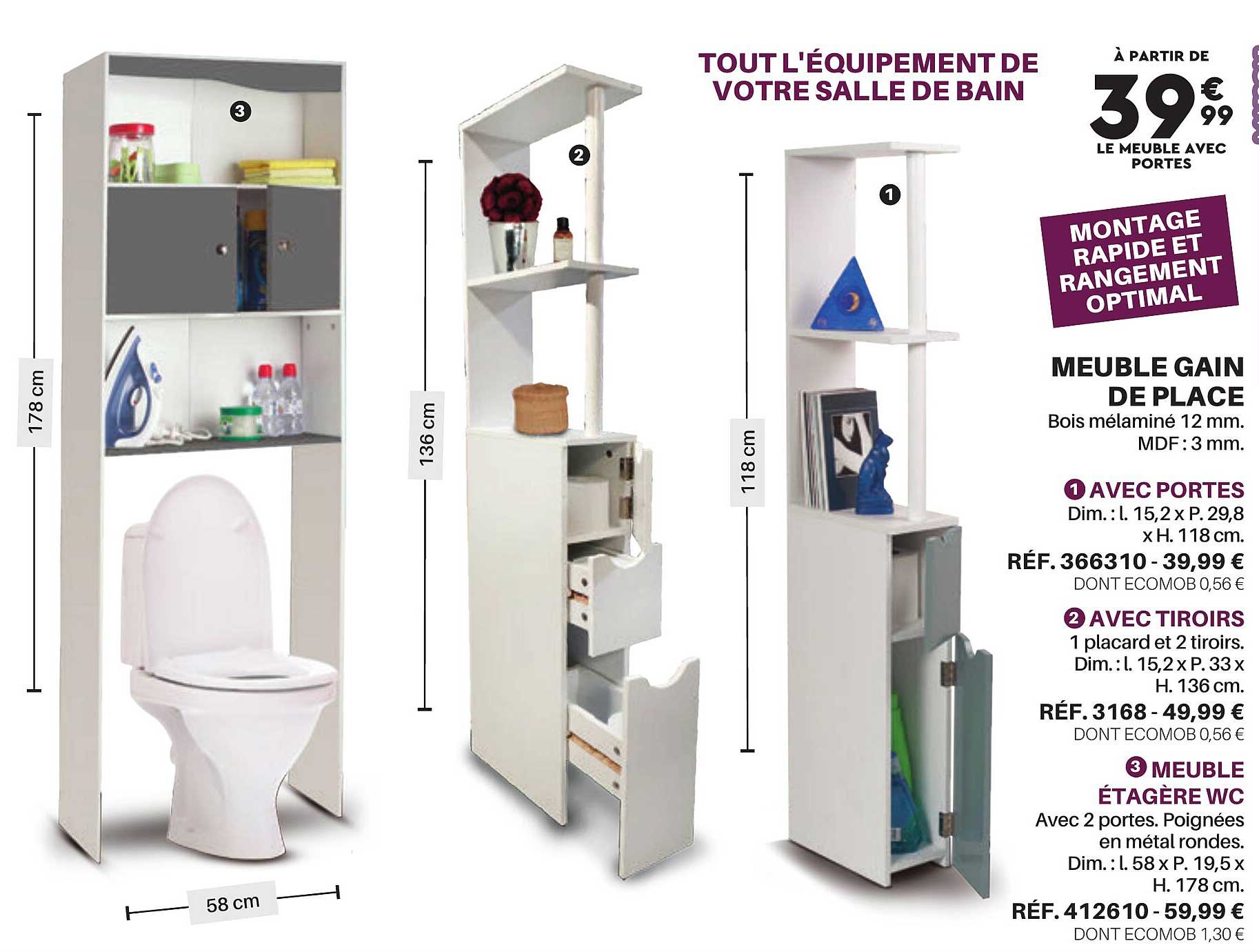 meuble gain de place