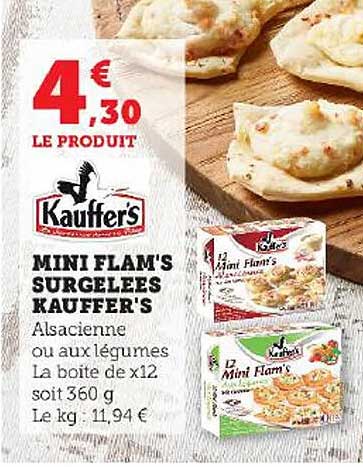 Mini Flam's Surgelées Kauffer's