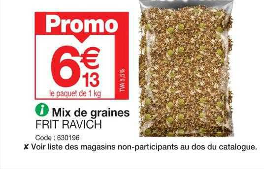 mix de graines frit ravich