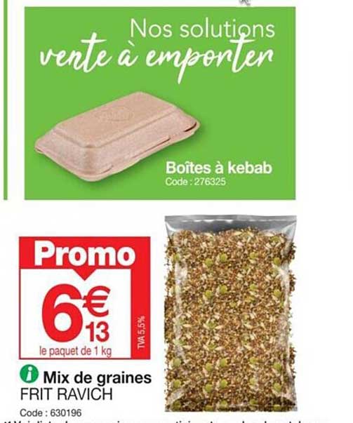 mix de graines frit ravich