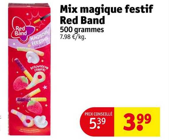 mix magique festif red band