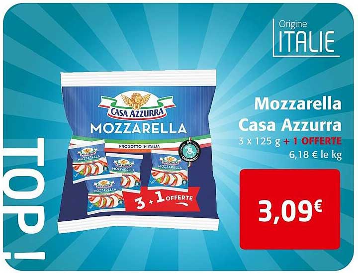 mozzarella casa azzurra