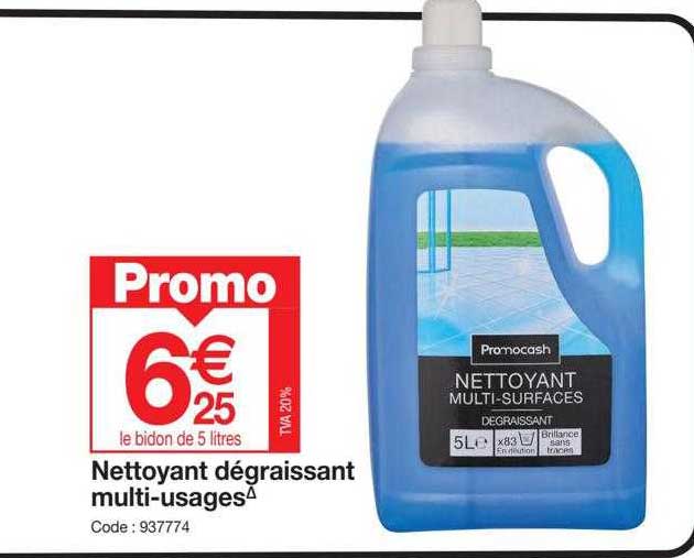 nettoyant dégraissant multi-usages