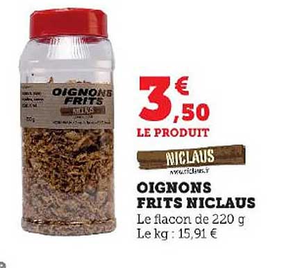 oignons frits niclaus